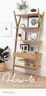 Comment Le Style D Une Tablette Ouverte In 2020 Regal Eiche Aufbewahrung Wohnzimmer Regal Dekorationen