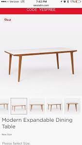 Maybe you would like to learn more about one of these? West Elm Modern Expandable Dining Table