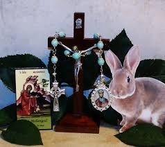Unbreakable Catholic Chaplet Of St Melangell Patron Saint Etsy Chaplet Small Pets Gift Of Faith