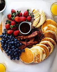 Williams Sonoma On Instagram The Perfect Brunch Board Alidaryder Pancakebreakfast Tasty Pancakes Food Platters Breakfast Platter