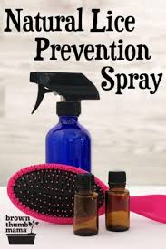 Natural Lice Prevention Spray Brown Thumb Mama