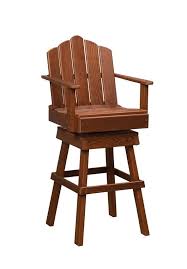 Amish Cedar Wood Captain S Swivel Chair Outdoor Wood Furniture Outdoor Furniture Decor Wooden Outdoor Furniture