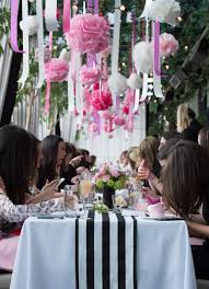 A Garden Inspired Bridal Shower In Nyc At Gramercy Park Hotel Terrace With Black And White S Garden Party Bridal Shower Pink Bridal Shower Floral Bridal Shower