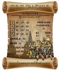 Syair Lengkap Hongkong 17 September 2019 Mainan Oktober 19 Oktober