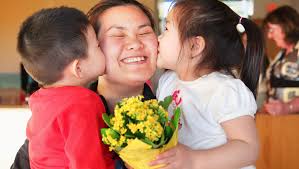 Mothers, children enjoy early Mother's Day dinner