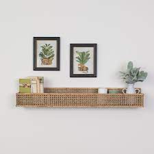 It's a fresh look anywhere you need instant extra storage, and can even. Woven Bamboo Wall Shelf