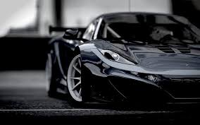 Hd Wallpaper Black Luxury Car Mclaren Vehicle Mclaren Mp4 12c Sports Car Wallpaper Flare