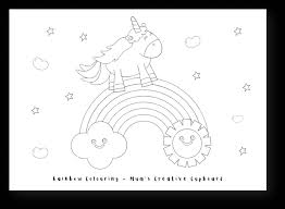 Unicorn rainbow coloring pages are a fun way for kids of all ages to develop creativity, focus, motor skills and color recognition. Printable Rainbow Coloring Pages For Kids Mum S Creative Cupboard