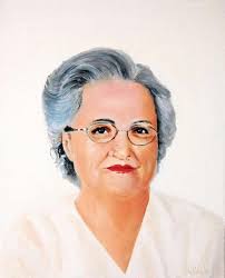 Madame Daher, Painting by William Vallée