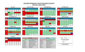 18 hari hari libur libur semester i : Kalender Pendidikan 2012 2013 Jabar Pdf