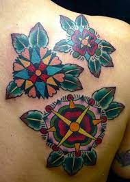 Maybe you would like to learn more about one of these? Traditional Flower Tattoo Traditional Tattoo Design Skull Sleeve Tattoos Traditional Tattoo