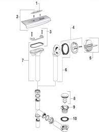 American standard faucet & shower repair & replacement parts. American Standard Lifetime Universal Drain 1599 500 Over The Rim Drain Standard Drain Parts Catalog
