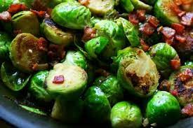 3 tablespoons olive oil (divided), 3 to 4 ounces pancetta, diced, 1 1/2 pounds brussels sprouts, trimmed and halved (or quartered if large) through the stem end (about 6 cups), 1/4 teaspoon kosher salt, 2 tablespoons fig jam, 1 tablespoon water. Caramelized Honey Balsamic Brussels Sprouts With Pancetta Tasty Kitchen A Happy Recipe Community