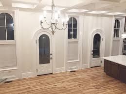 Soft, porous alabaster is thought to be a drawing stone — it can draw energies to or away from you, depending on your needs. Kitchen With Coffered Ceiling Sherwin Williams Alabaster Walls And Solid Hickory Floors House House Painting Home Projects