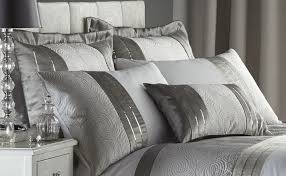 Black And Silver Damask Bedding Silver Grey Bedding Google Search Bed Linens Luxury Silver Bedding Bedding Sets Master Bedroom