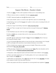 Tapped The Movie Teacher S Guide