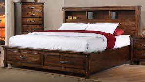 Rustic Brown California King Storage Bed Jessie Storage Bed King Size Storage Bed King Storage Bed