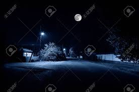 Make the most of a full moon and head out at night for beautiful landscape photos. Full Moon Over Quite Village At Night Beautiful Night Landscape Stock Photo Picture And Royalty Free Image Image 129858117