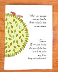 Birthday Card Ideas For Sister In Law Sister In Law Card Sister In Law Gift 5 X 7 Note Card Blank Inside Perfect For Matting And Framing Sister In Law Gifts Sister Birthday Card Funny Cards