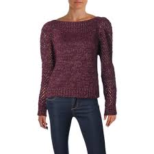 loveshackfancy womens rosie knit boatneck pullover sweater