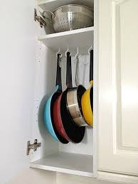 Pots and pans sometimes have more quantities than other kitchen utensils. 7 Diy Ways To Organize Pots And Pans In Your Kitchen Cabinets