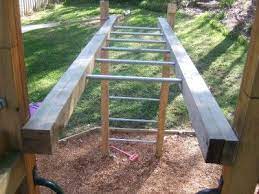 Monkey Bars Building A Kids Cubby Backyard Play Kid Friendly Backyard Backyard For Kids