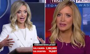 Kayleigh mcenany is an american conservative political commentator and author who served as the 33rd white house press secretary for the tru. New Press Secretary Kayleigh Mcenany Ends Briefing After Getting Asked About Past Coronavirus Claim Daily Mail Online
