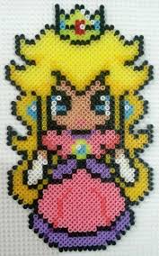 Princess Peach Perler Beads By Cielhargreaves On Deviantart Art Perle Perles Hama Pixel Art