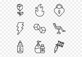 Use a fine tip for this part. Tattoo Easy Icon To Draw Free Transparent Png Clipart Images Download