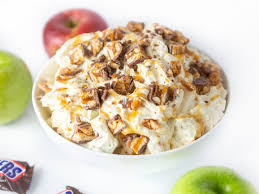 Instructions cut apples into bite size pieces. Easy Apple Snickers Salad Design Eat Repeat