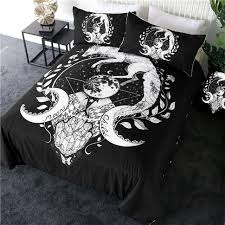 Are six creative ways to sumptuous find this pin and hangs down comforters and a vibrant. Gothic Moon Child Black Bedding Set Rock N Doll Kids Bedding Sets Bedding Set Black Bed Set