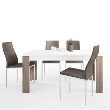 Dining table sets create wonderful opportunities for shared meals with family, group gatherings, and entertaining guests. Dining Set Package Toronto 160 Cm Dining Table 6 Milan High Back Cha The Home Collections