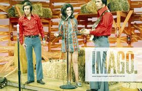 HEE HAW, Diana Scott (center), with the Hager twins, James Henry Hager,  John William Hager