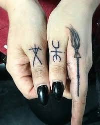 Check spelling or type a new query. The Blair Witch Project Finger Tattoo Finger Tattoos Thumb Tattoos Mermaid Tattoo Designs