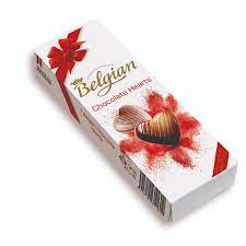 Neuhaus belgian chocolatier invented the most famous chocolate box design in 1915. The Belgian
