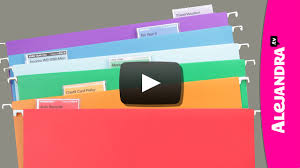 How to organize file cabinet. Video How To Organize Office Files Home Office Organization Part 1 Of 9
