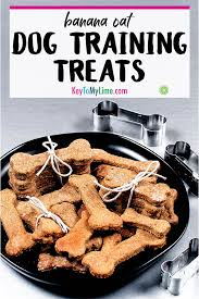 Dog treats recipe inspired by st. Homemade Dog Training Treats Peanut Butter Banana Key To My Lime