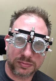 Even the eye doctors tools seemed a bit steampunk..