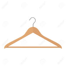 Our black or white wood hangers are crafted in a variety of 15 styles for suits, jackets, skirts, pants, and more. Wooden Coat Hanger Clothes Hanger On A White Background Royalty Free Cliparts Vectors And Stock Illustration Image 125817869