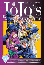 Jojo's bizarre adventure coloring book this book is completely perfect for anyone who is a big fan of jojo's bizarre adventure and wants to have more fun besides reading this manga series. Jojo S Bizarre Adventure Part 4 Diamond Is Unbreakable Vol 4 By Hirohiko Araki