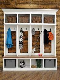 Four Bay Entryway Hall Tree Etsy Entryway Hall Tree Mud Room Storage Hall Tree