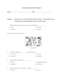 Murid mendengar guru membuat kesimpulan tentang isi pe. Latihan Bahasa Melayu Tahun 3 Sksu