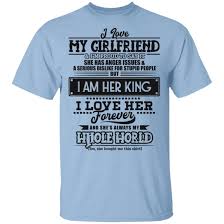 4.6 out of 5 stars. Love My Boyfriend Shirt I Love My Girlfriend And I Proud To Say It T Shirt Cubebik