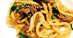コストコのプルコギビーフで焼うどん by rika rin レシピ レシピ プルコギ 焼うどん