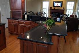 The granite installation cost for kitchen is similar to the cost of installing marble. Kitchen Black Galaxy Granite Countertops Novocom Top