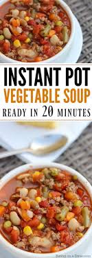 Instant Pot Beef Vegetable Soup Recipe Eating On A Dime Recipe Easy Pressure Cooker Recipes Instant Pot Soup Recipes Easy Instant Pot Recipes