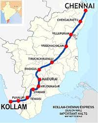 Its total travelling time is 14 hr 20 min and type of train is mail express (mex), it crosses punalur (puu), sasthankotta 16791 palaruvi exp is a mail express (mex) which is running between tirunelveli (ten) and palakkad jn (pgt). Chennai Egmore Kollam Junction Express Wikipedia