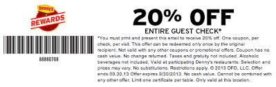 Denny Coupon Printable Coupons Coupons Dennys Coupons