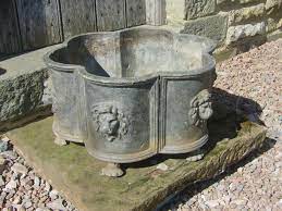 Check out our outdoor planters selection for the very best in unique or custom, handmade pieces from our shops. Antiques Atlas Georgian Lead Planter With Lion Head Decoration