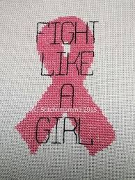 Counted cross stitches in a design are a very complex form of embroidery because in this you have to complete a certain design in a particular count stencils that are used to make counted cross stitch patterns are a tad difficult to handle especially when you have a specific limit on your stitch count. Fight Like A Girl Cross Stitch Pattern